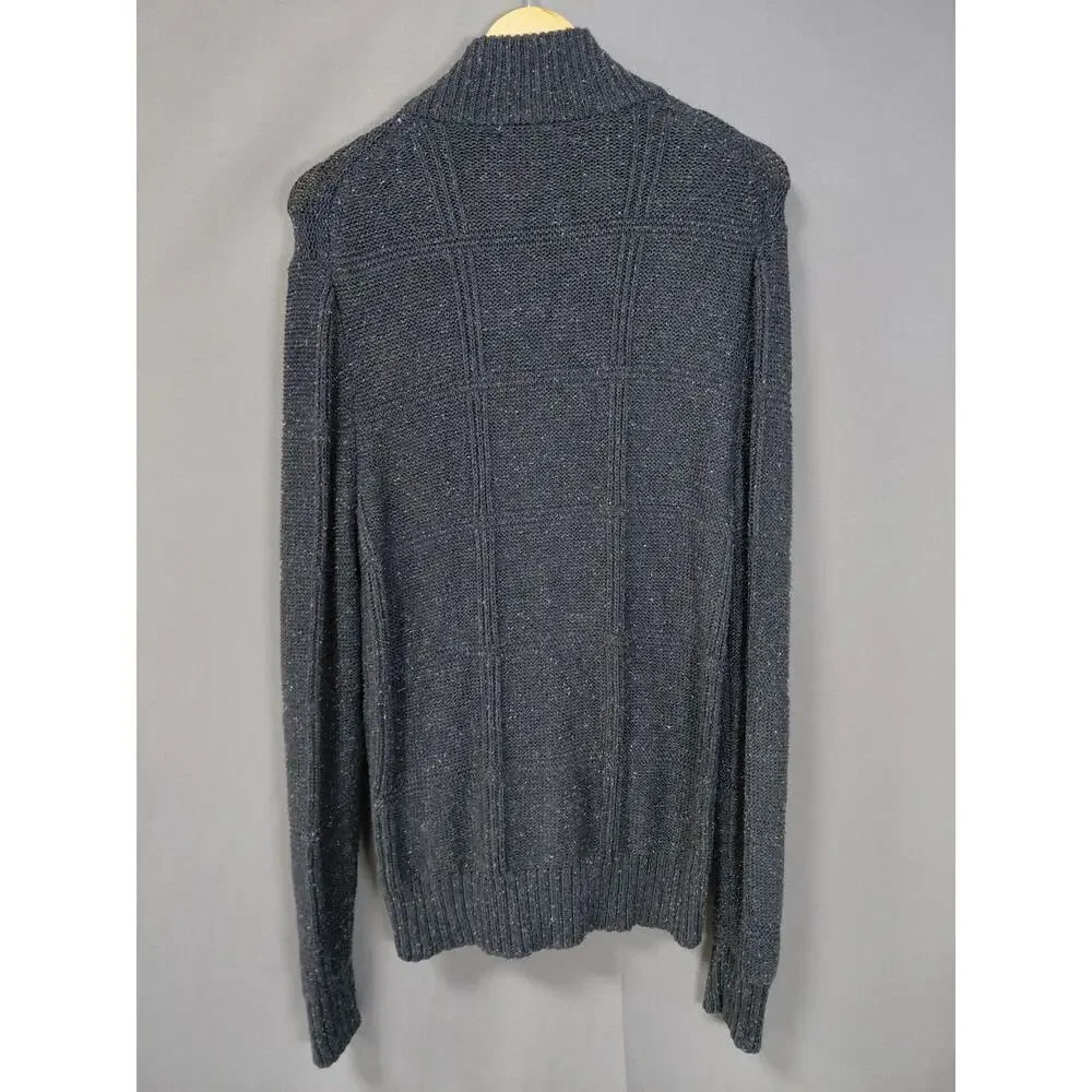 Banana Republic Wool Blend Gray Cardigan Sweater Men Size M